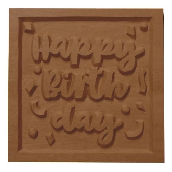 Schokoladengießform Tafel "Happy Birthday"
